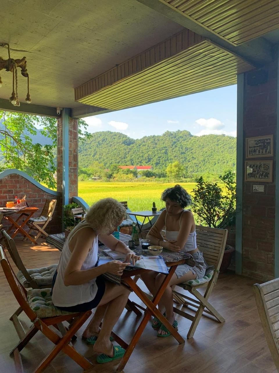 An An Homestay Bungalow Фонгня Екстер'єр фото